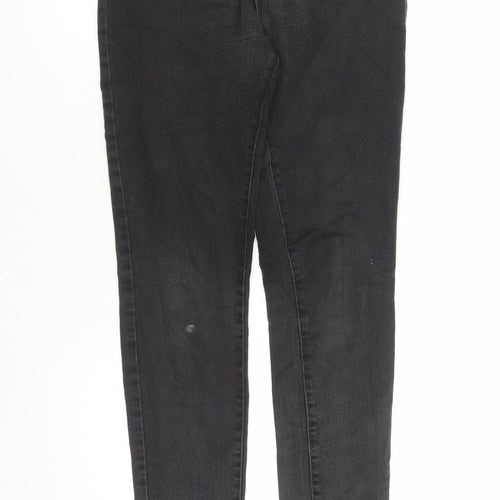Noisy may Womens Black Cotton Skinny Jeans Size 28 in L30 in Regular Zip - Pockets