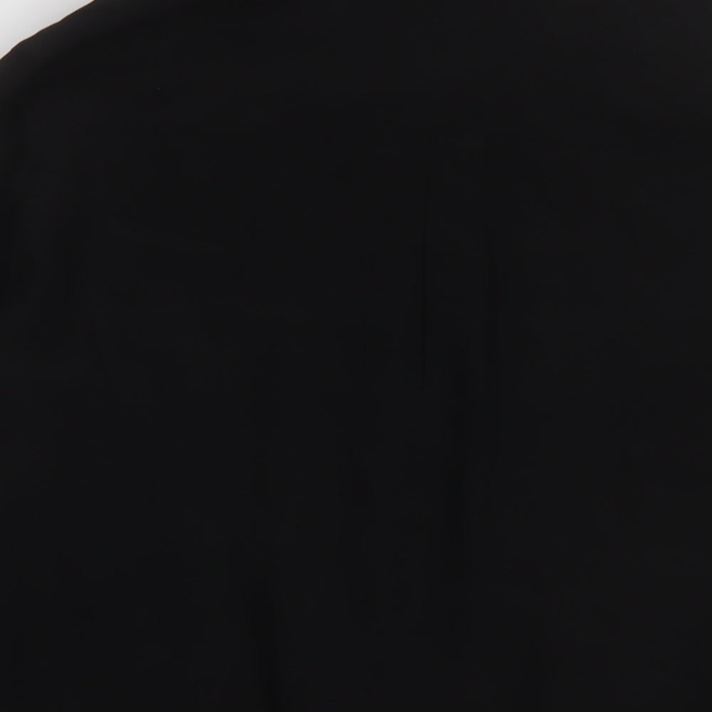 Paul Smith Womens Black Silk Basic Blouse Size 12 Collared