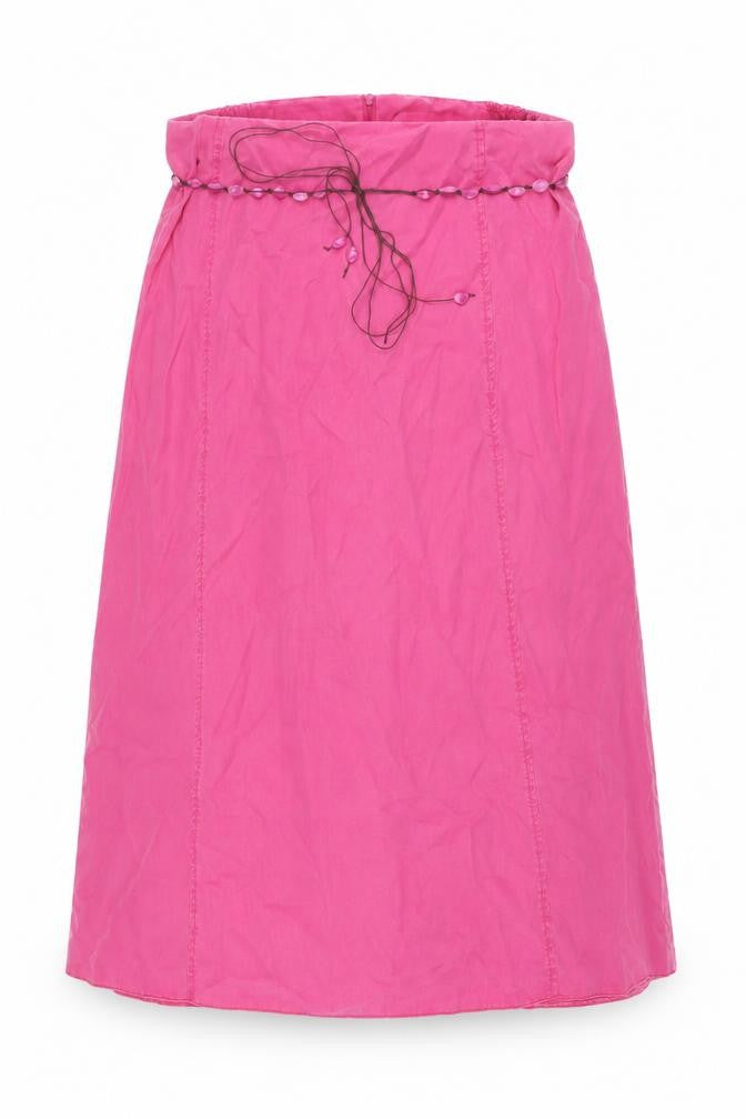 Ann Harvey Womens Pink Lyocell A-Line Skirt Size 18 Zip