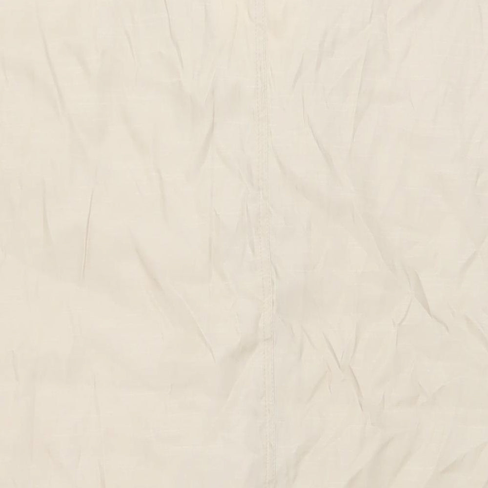 H&M Womens Beige Polyester Tunic Blouse Size XS V-Neck