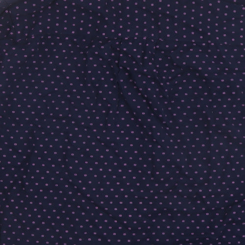 Gap Womens Black Geometric Viscose Basic Blouse Size S V-Neck