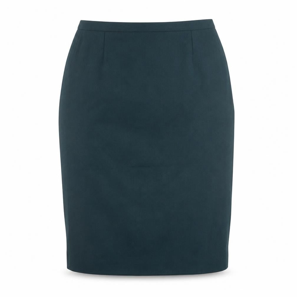 Premium Collection Womens Green Wool A-Line Skirt Size 26 in Zip