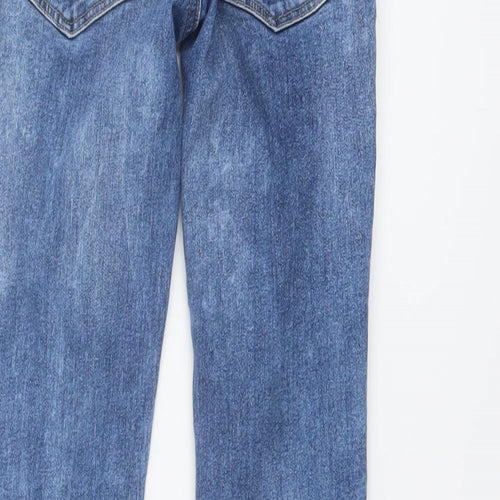 NEXT Boys Blue Cotton Skinny Jeans Size 11 Years Regular Button