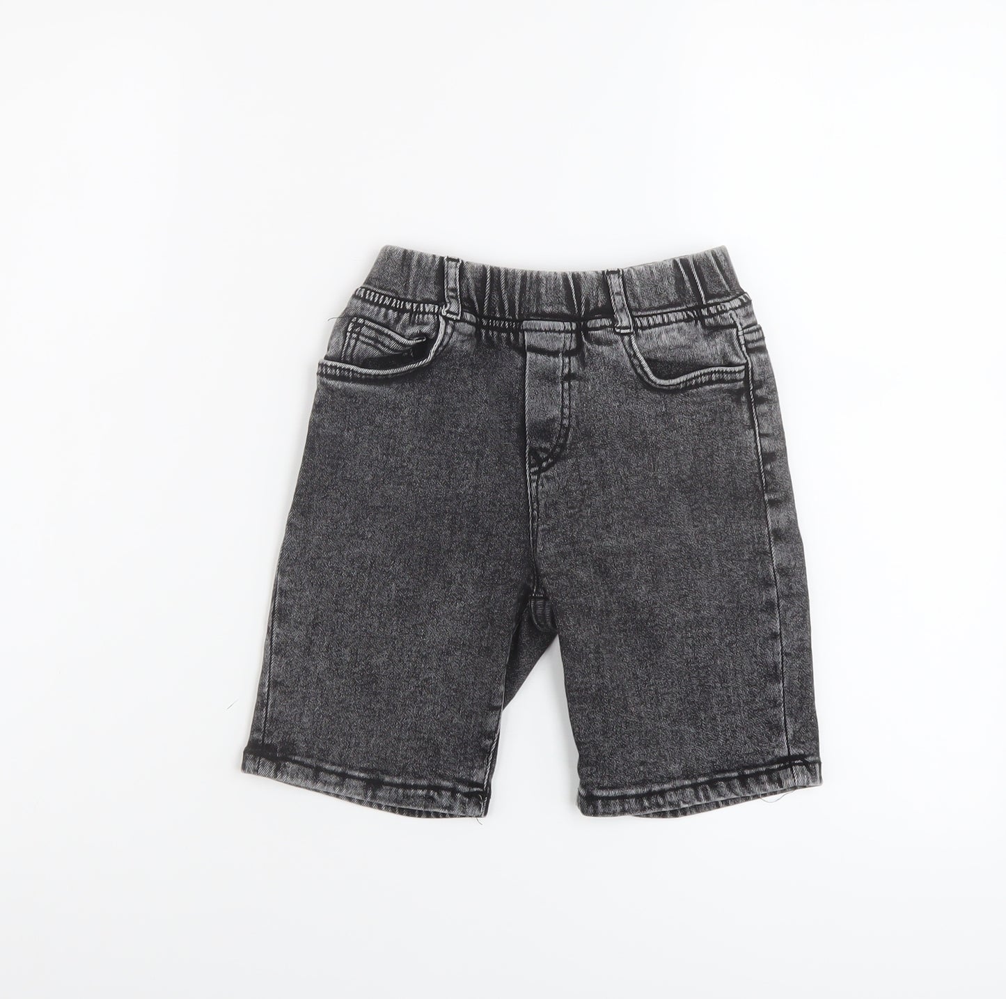 Zara Boys Grey Cotton Bermuda Shorts Size 6 Years Regular
