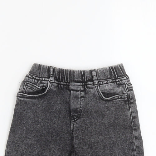 Zara Boys Grey Cotton Bermuda Shorts Size 6 Years Regular