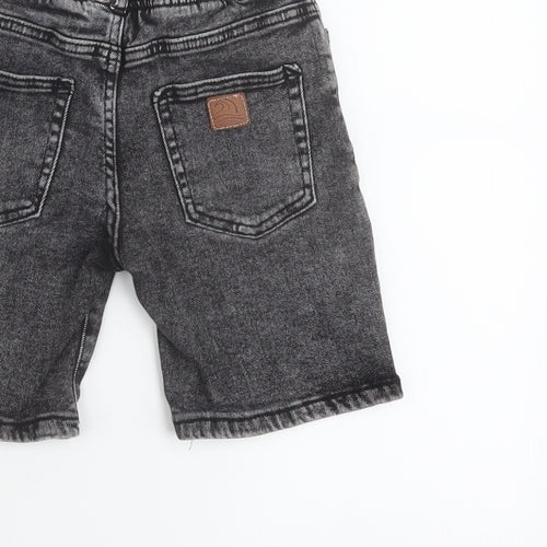 Zara Boys Grey Cotton Bermuda Shorts Size 6 Years Regular