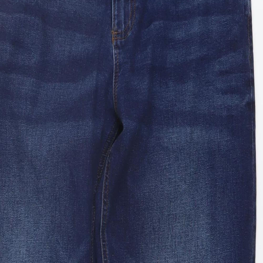 NEXT Boys Blue Cotton Straight Jeans Size 13 Years Regular Button