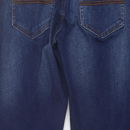 NEXT Boys Blue Cotton Straight Jeans Size 13 Years Regular Button