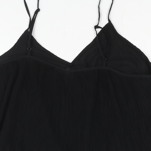Very Womens Black Polyester Camisole Blouse Size 16 V-Neck