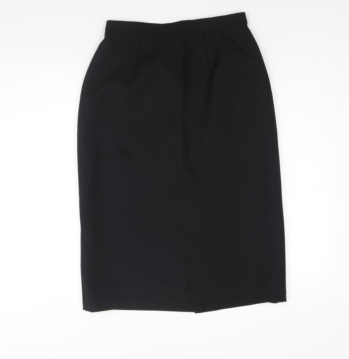 Welland Womens Black Polyester Straight & Pencil Skirt Size 14 Zip