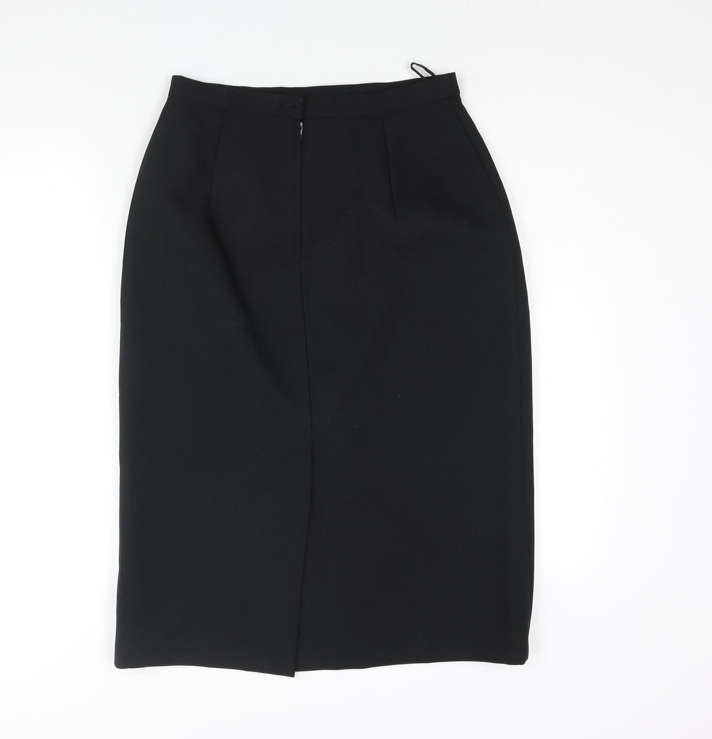Welland Womens Black Polyester Straight & Pencil Skirt Size 14 Zip