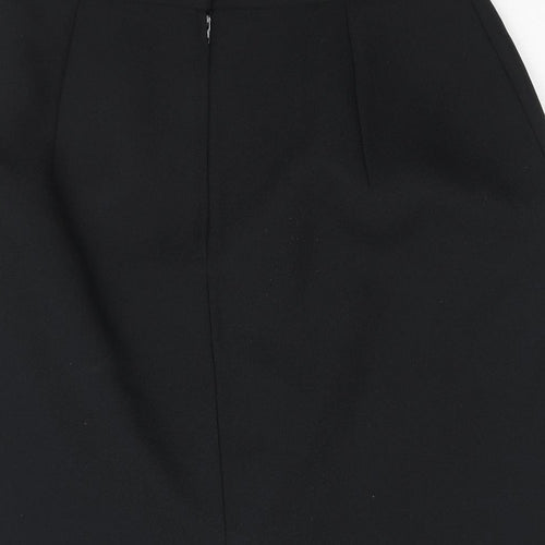 Welland Womens Black Polyester Straight & Pencil Skirt Size 14 Zip