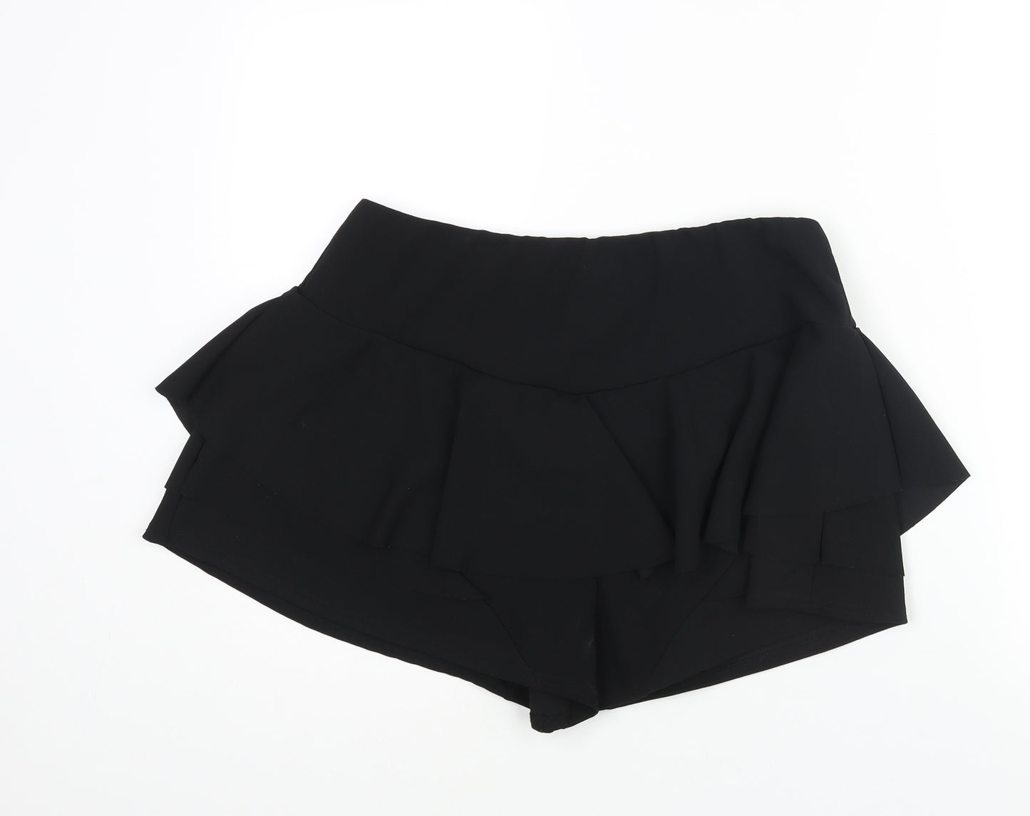 Cameo Rose Womens Black Polyester Skort Skirt Size 14