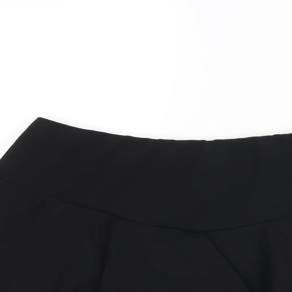 Cameo Rose Womens Black Polyester Skort Skirt Size 14