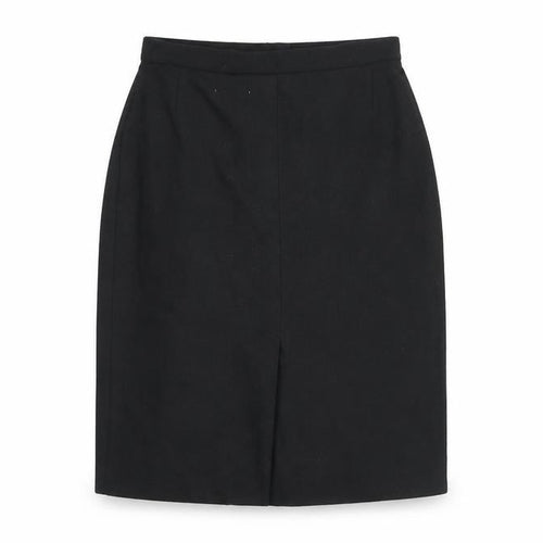 Littlewoods Womens Black Polyester Straight & Pencil Skirt Size 16 Zip
