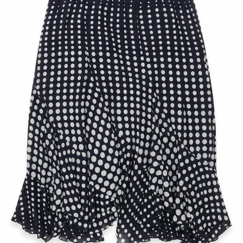 Ridella Womens Blue Polka Dot Polyester Trumpet Skirt Size 22