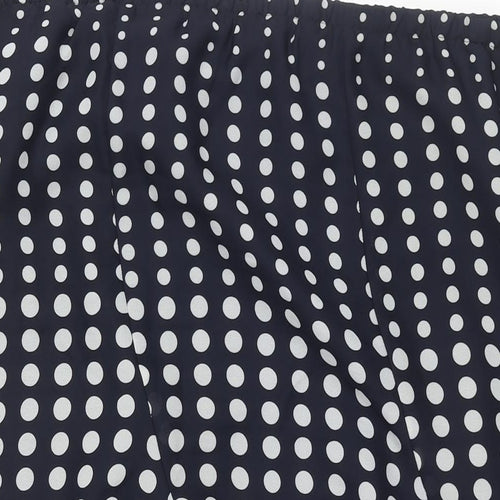 Ridella Womens Blue Polka Dot Polyester Trumpet Skirt Size 22