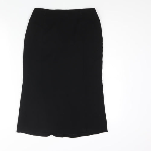 Principles Womens Black Polyester Straight & Pencil Skirt Size 8 Zip