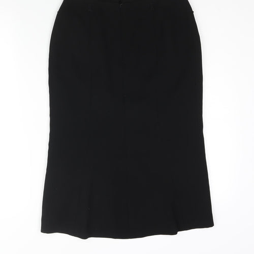 Principles Womens Black Polyester Straight & Pencil Skirt Size 8 Zip