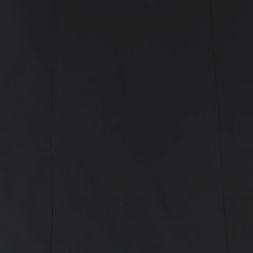 Dorchena Womens Black Polyester Straight & Pencil Skirt Size 18 Zip