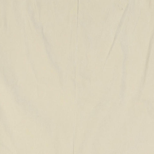 CMD Womens Beige Polyester Straight & Pencil Skirt Size 12 Zip