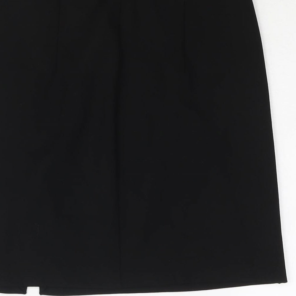 Stradivarius Womens Black Viscose Mini Skirt Size M