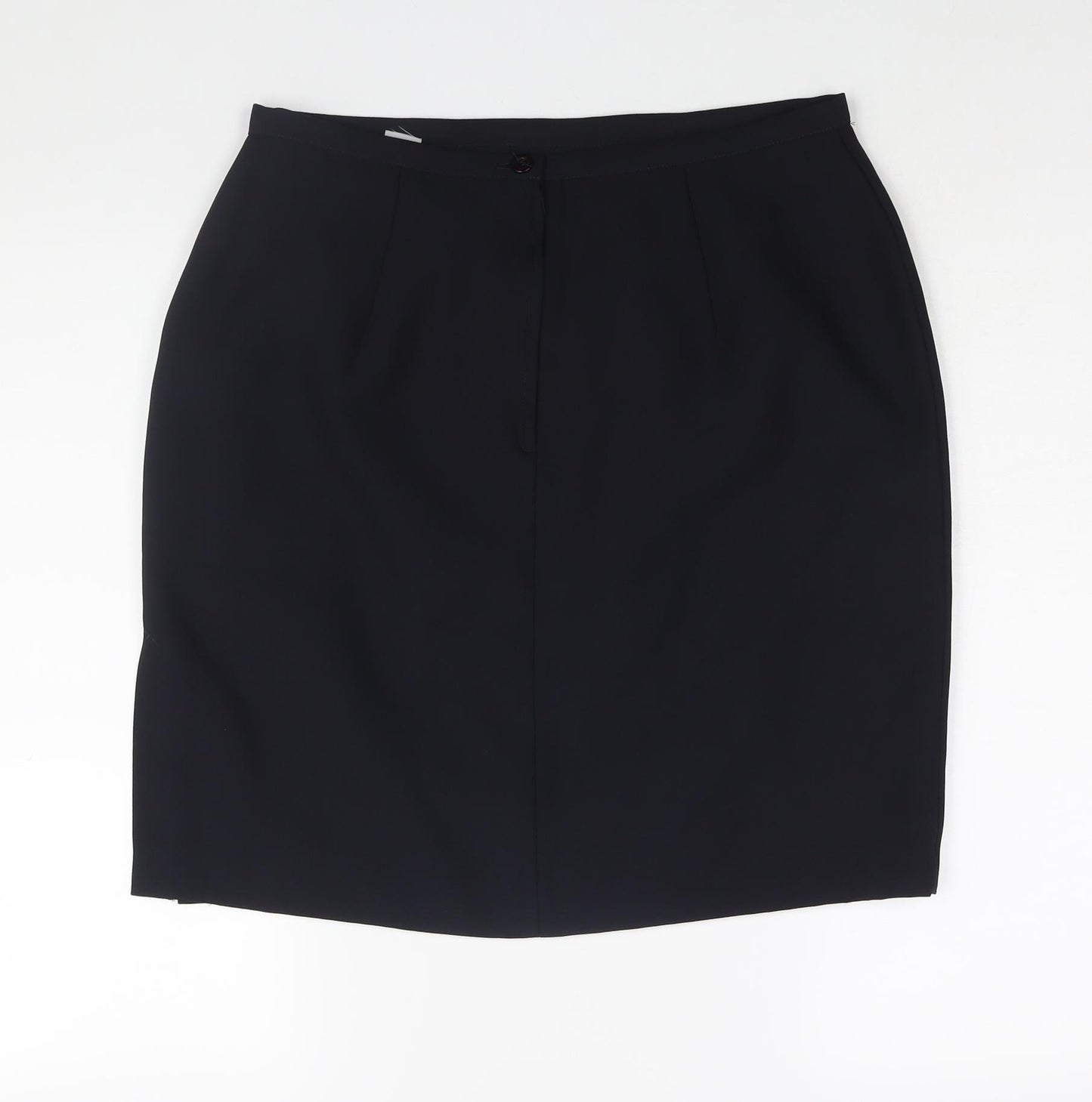 Tagg Womens Blue Polyester Straight & Pencil Skirt Size 16 Zip