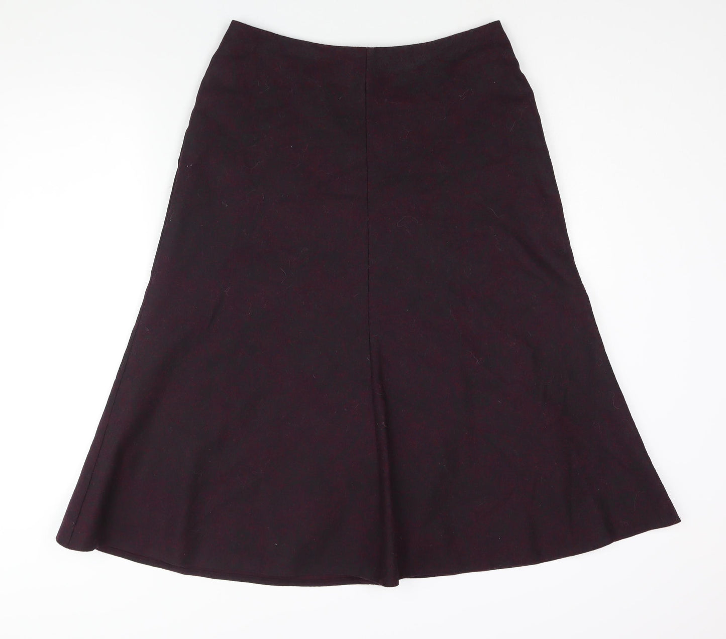 Eastex Womens Purple Polyester A-Line Skirt Size 32 in Zip