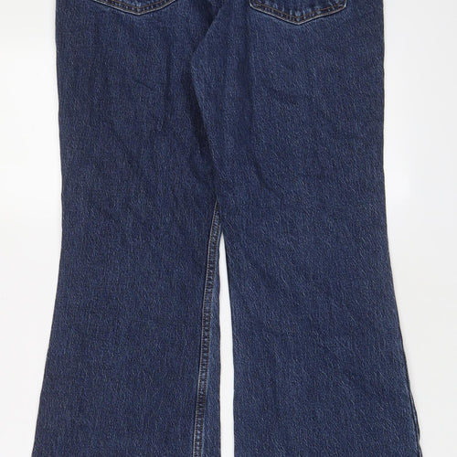 Levi's Womens Blue Cotton Flared Jeans Size 30 in L32 in Regular Zip - Pockets
