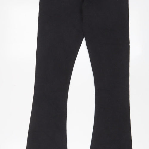 Both from belief Womens Grey Cotton Flared Jeans Size 6 L31 in Regular Zip - Pockets