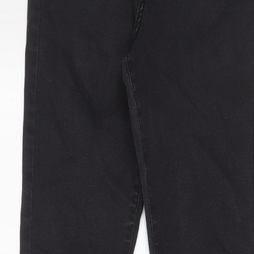 Both from belief Womens Grey Cotton Flared Jeans Size 6 L31 in Regular Zip - Pockets