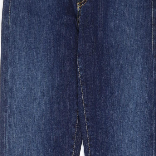 Levi's Womens Blue Cotton Flared Jeans Size 32 in L32 in Regular Zip - Pockets