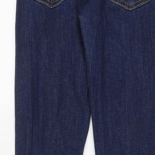 Levi's Womens Blue Cotton Flared Jeans Size 32 in L32 in Regular Zip - Pockets