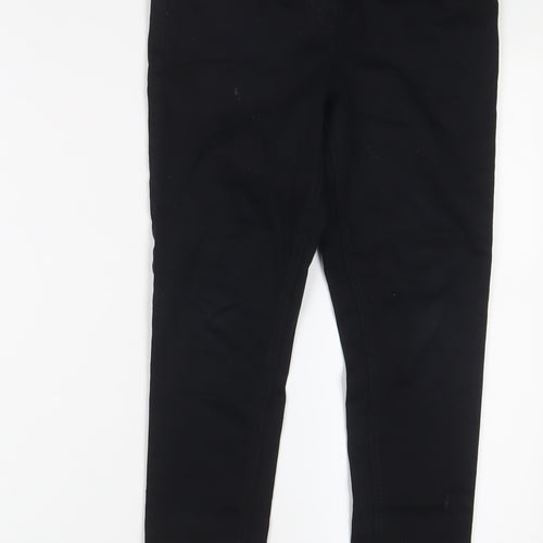 NEXT Boys Black Cotton Skinny Jeans Size 11 Years Regular Pullover