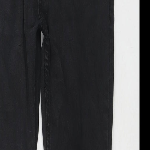 Denim & Co. Womens Black Cotton Skinny Jeans Size 30 in L30 in Regular Zip