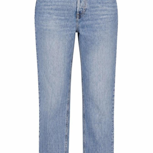 ASOS Womens Blue Cotton Straight Jeans Size 26 in L32 in Regular Zip