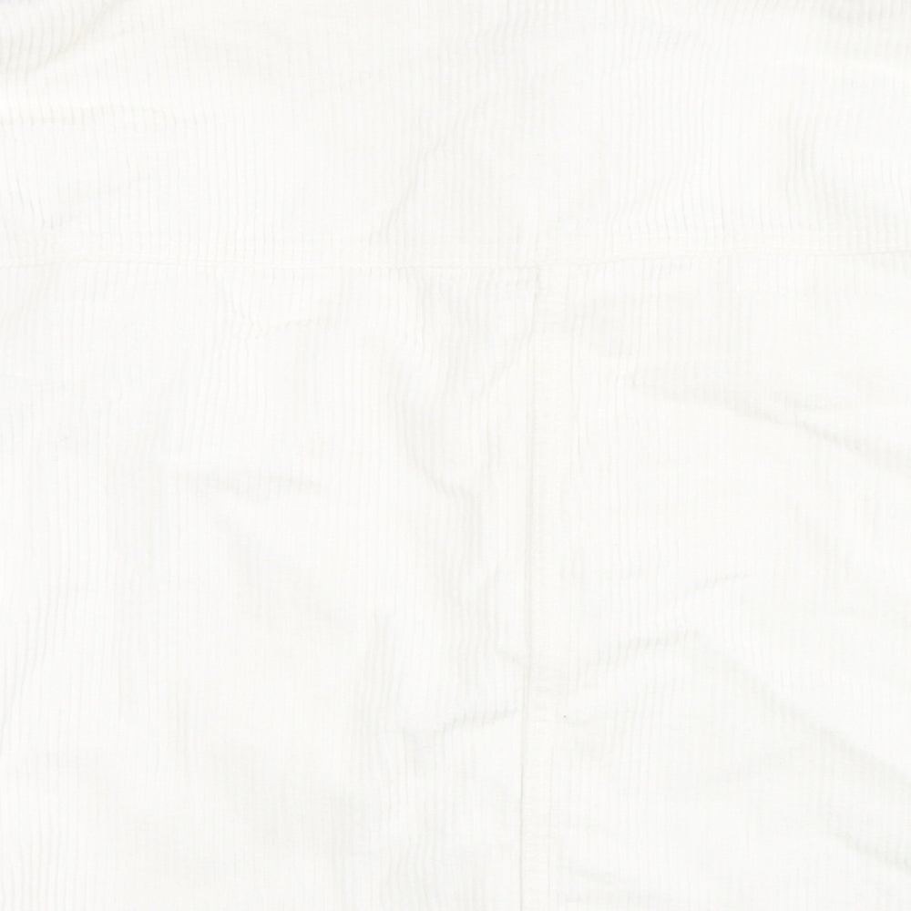 Zara Womens White Jacket Size S Button