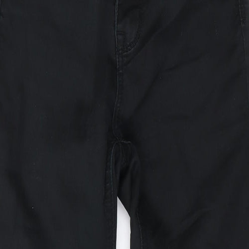 New Look Womens Black Cotton Skinny Jeans Size 8 L28 in Regular Zip