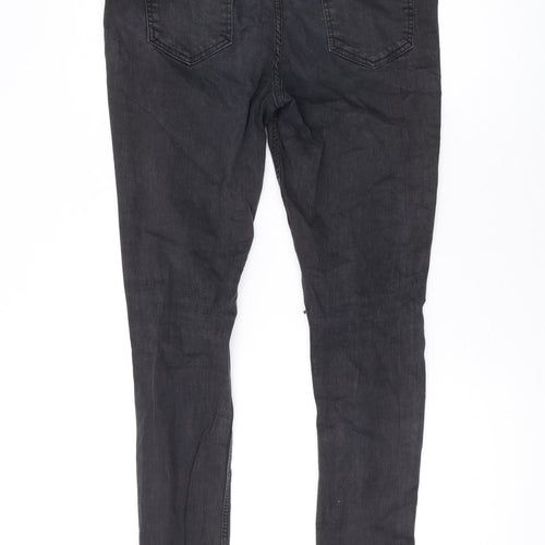 Hera London Womens Grey Cotton Skinny Jeans Size 34 in L30 in Regular Zip