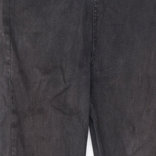 Hera London Womens Grey Cotton Skinny Jeans Size 34 in L30 in Regular Zip