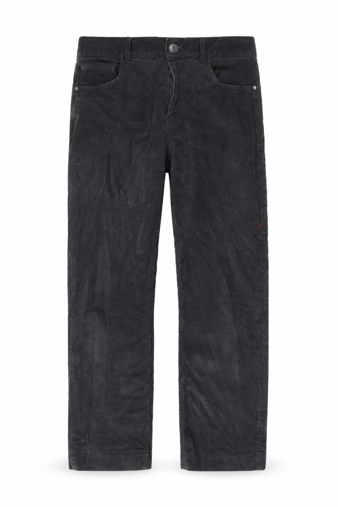 M&Co Womens Grey Cotton Trousers Size 32 in L26 in Regular Zip