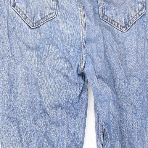 River Island Womens Blue Cotton Skinny Jeans Size 28 L30 in Regular Zip