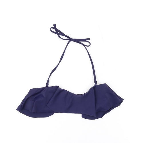 Jack Wills Womens Blue Nylon Top Size 8