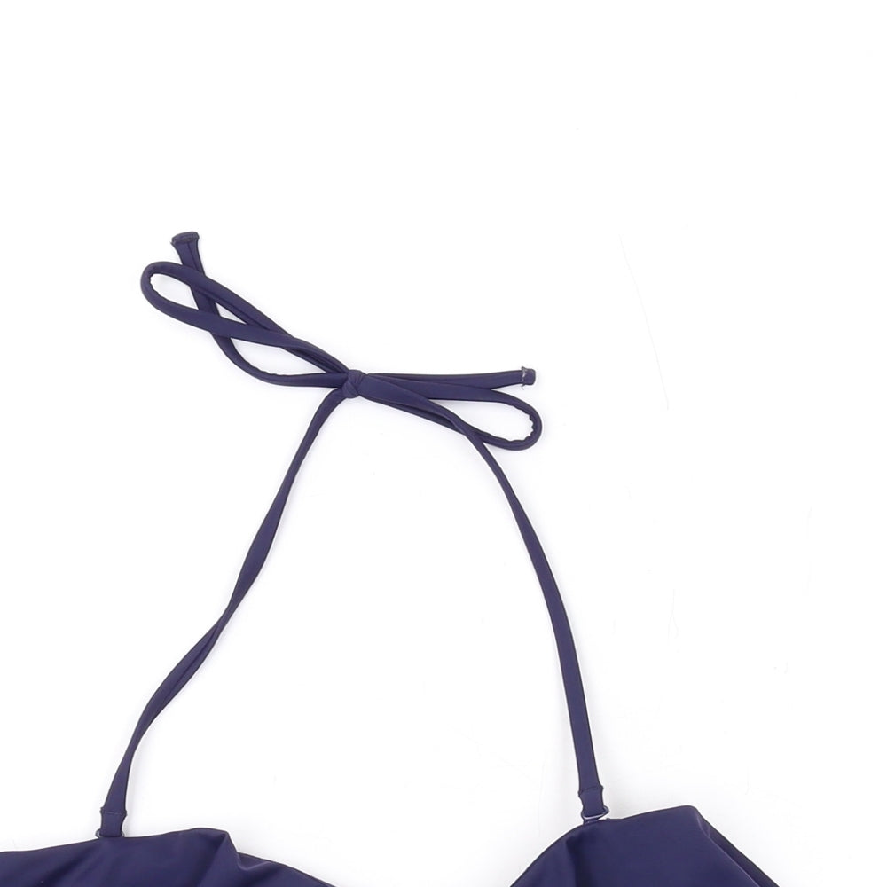 Jack Wills Womens Blue Nylon Top Size 8