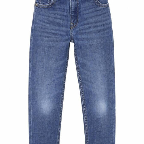 Marks and Spencer Girls Blue Cotton Skinny Jeans Size 7-8 Years Regular Zip