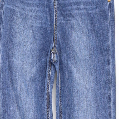 Boden Girls Blue Cotton Skinny Jeans Size 14 Years L28 in Regular Zip