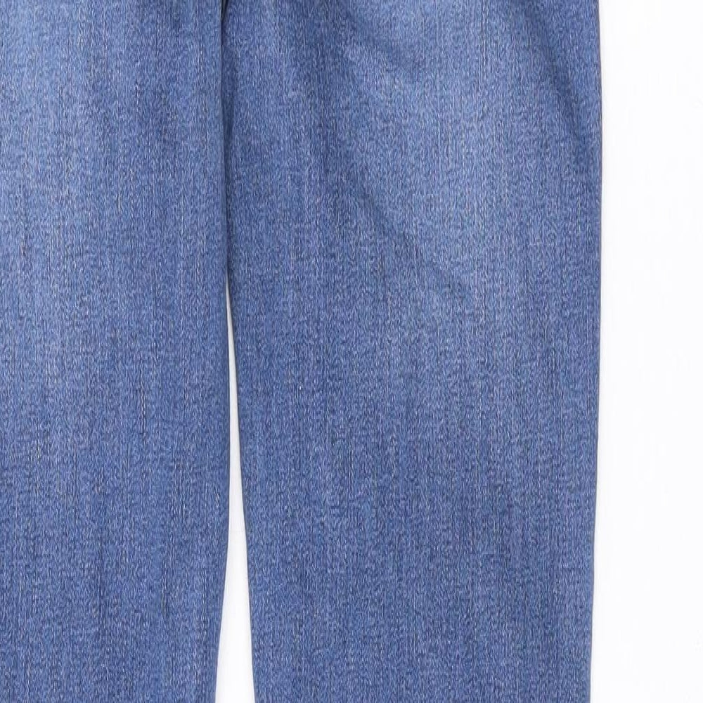Boden Girls Blue Cotton Skinny Jeans Size 14 Years L28 in Regular Zip