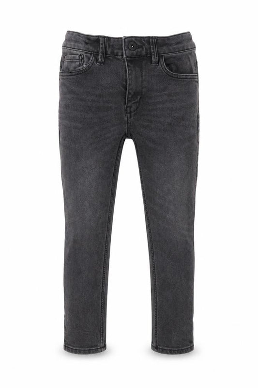 Matalan Boys Grey Cotton Skinny Jeans Size 9 Months L21 in Regular Zip
