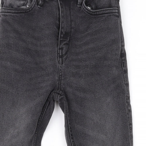 Matalan Boys Grey Cotton Skinny Jeans Size 9 Months L21 in Regular Zip