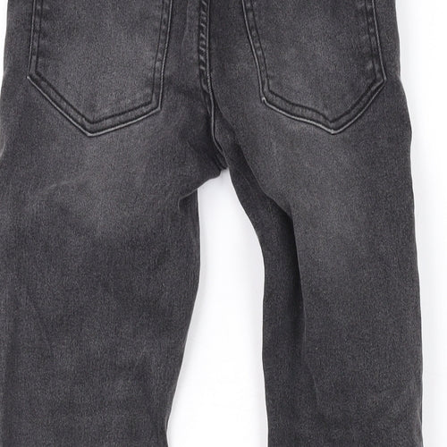 Matalan Boys Grey Cotton Skinny Jeans Size 9 Months L21 in Regular Zip
